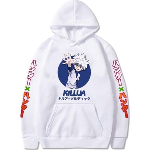 Harajuku Hunter X Hunter Hoodies Men Sweatshirt Long-sleeved Autumn Casual Hooded Streetwear Hoodies