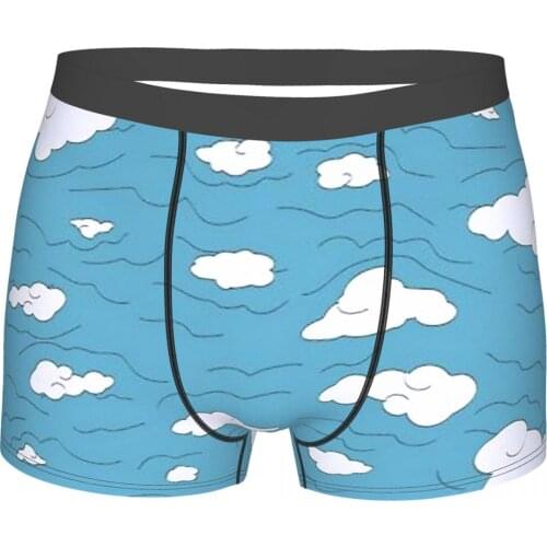 Cloud Kimono Demon Slayer Kimetsu No Yaiba Kamado Anime Underpants Breathbale Panties Man Underwear Print Shorts Boxer Briefs