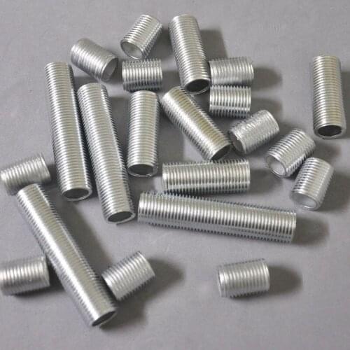 M16*1.5 Thread hollow screw pole Length 20-250mm outer threaded tube LED ceilling lights M16 bolt nut connector parts floor lamp