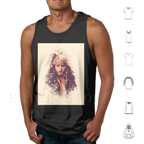 Splatter Tank Tops Vest Sleeveless Splatter