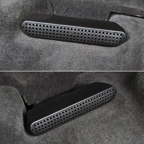 For BMW X3 G01 X4 G02 2018-2021 Under Seat Floor Rear AC Heater Air Conditioner Duct Vent Cover Grill Outlet Cover Trim