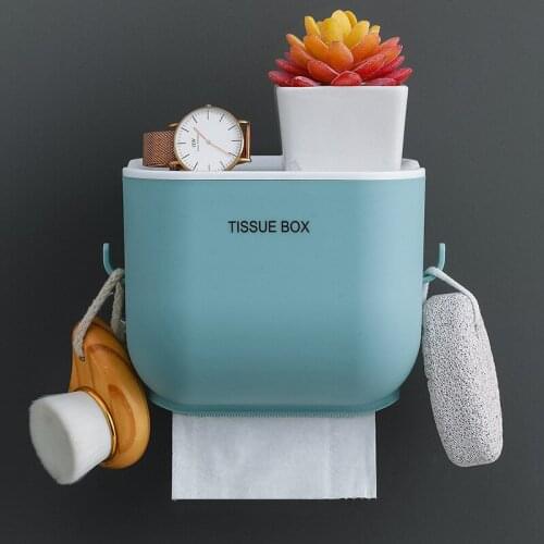 Tissue Paper Towel Dispenser Wall Mounted for Home Bathroom Kitchen Toilet Decorations Paper Holder Waterproof