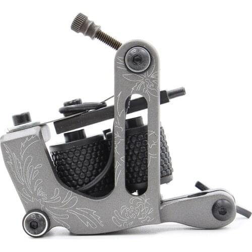 New Professional Beginner Black Tattoo Gun Tattoo Machine Handmade 8 Warp Coil Machine For Tattoo Supplies Free Shipping