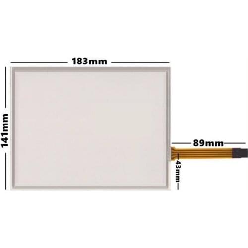 Original For AT080TN52 EJ080NA-04B 05B 04C New 8" 4 wire 183mm*141mm Resistive Touch Screen Panel 4:3 standard screen