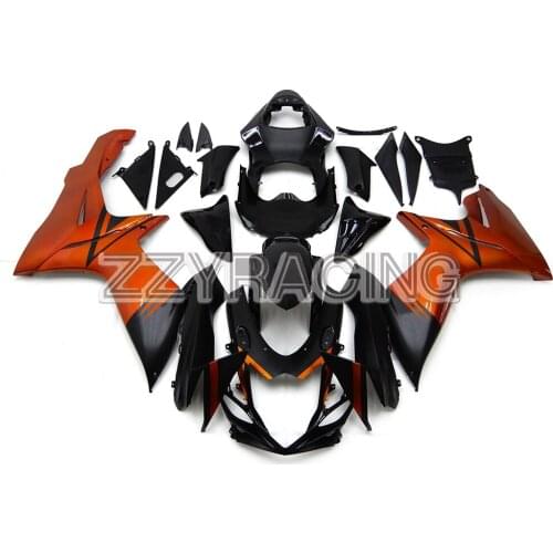 Full Motorcycle Fairings Kit for Suzuki GSXR600 GSXR750 K11 2011 2012 2013 2014 2015 2016 ABS Plastic Body Work Orange Black