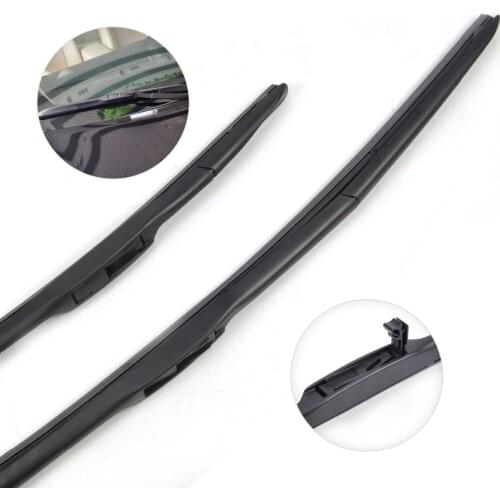 Beler 2pcs High Quality 26"+14" Hybrid 3 Section Rubber Rain Window Windshield Wiper Blade for Toyota corolla 2007-2016