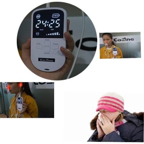 Diabetes Hypertension Otitis Media Tinnitus Nose Rhinitis Health Care allergic Therapy Massage Device Cure Pulse Laser Massager
