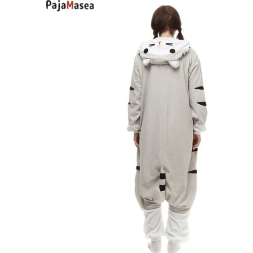 Cheese Cat Adult PAJAMASEA Men Costume Onesies Cosplay Wome Winter Animal Pajamas Anime Onesie Halloween Raccoon Kigurumi