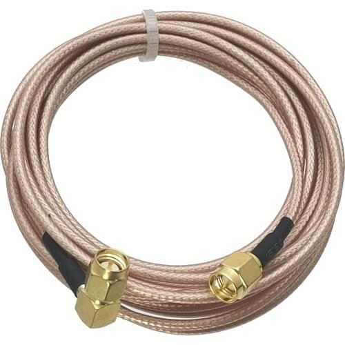 1Pcs RG316 Cable SMA Male Plug Straight to SMA Male Plug Right angle 6inch~10FT RF Coaxial Connector