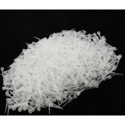 1000 Pieces 10 UL Pipette Tips For Pipettor, Universal, Clear looking, avoiding errors in experiments