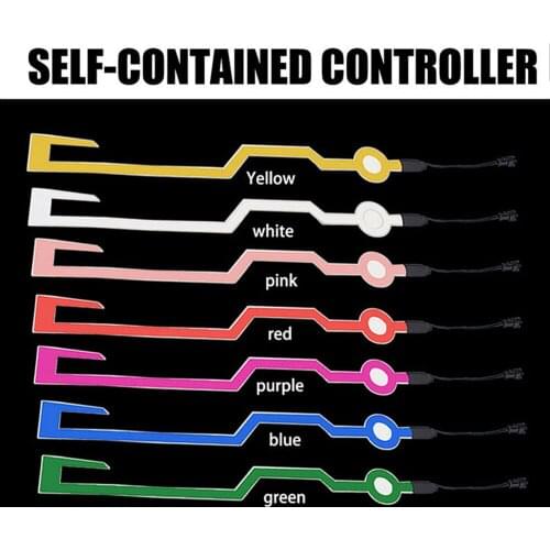 2pcs Helmet Light Strip Motorcycle USB Charging Waterproof Bar Led Helmet Light Bar Cold Light Helmet Sheet Led Lights Strip Kit