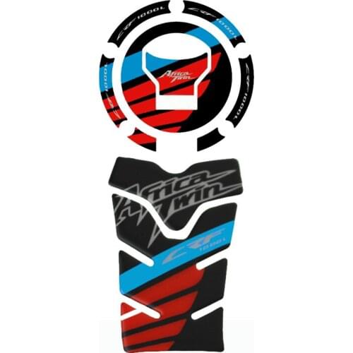3D Tank Gas Cap Pad Pad Filler Cover Sticker decals Fit HONDA Africa Twin CRF1000L CRF1000 F 2016 2017 2018