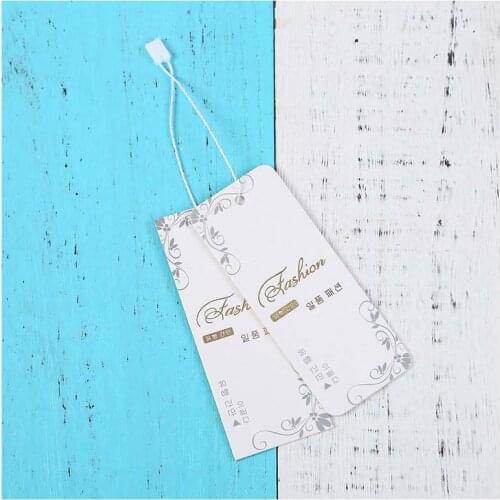 400pcs/Tag Custom Logo Clothing Label Clothes Listed Womens Universal Card Mens Clothing Childrens Clothing Tag