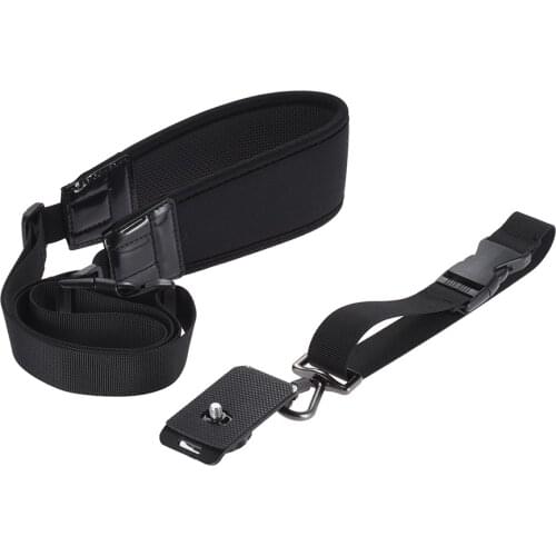 Andoer Professional Rapid Quick Release Camera Shoulder Sling Neck Wrist Strap for Canon Nikon Sony DSLR ILDC Outdoor Shooting