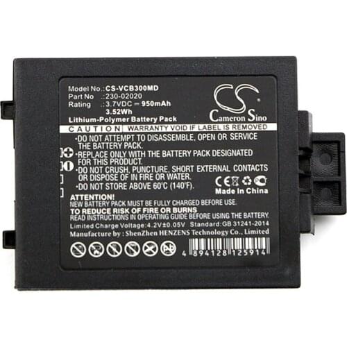 CameronSino for VOCERA B3000E B3000N Communications Badge B3000 230-02020 battery