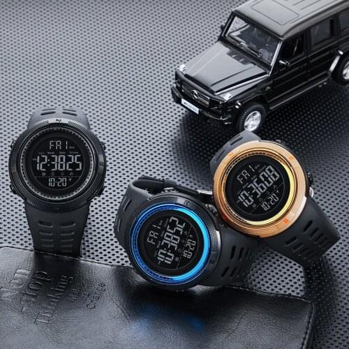 Hot Sale SKMEI Men Sports Watches Fashion Outdoor Chronos Countdown Alarm Clock Waterproof LED Digital Watch Relogio Masculino