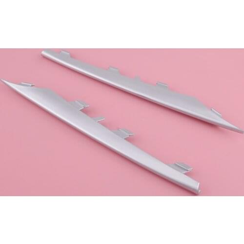CITALL 51117222847 51117222848 1 Pair Bumper Lower Grille Decorative Molding Strip fit for BMW X5 E70 2011 2012 2013