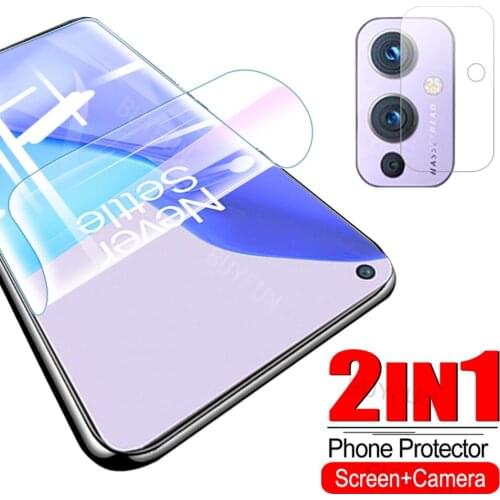 For Oneplus 9 Pro 9R glass 2-in-1 Hydrogel Film Screen Protector Camera Film For oneplus 9r 9 pro screen phone screen Lens film