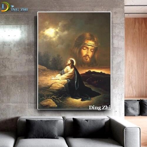 5D Diamond Painting Religious Figure Picture Cross Stitch Diy Home Decor Full Square Round Drill Mosaic Embroidery Handmade Gift