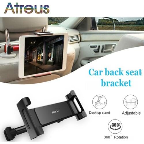 Atreus Car Back Seat Headrest Mount Bracket For iPad Tablet PC For Volkswagen BMW E46 E39 Mini Cooper Audi A4 B6 B8 Ford Fiesta