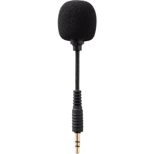 Mini Condenser Microphone 360 Degree Bent Clear Voice Microphone For Computer Laptop Phone Lound Speaker Universal Portable3.5mm