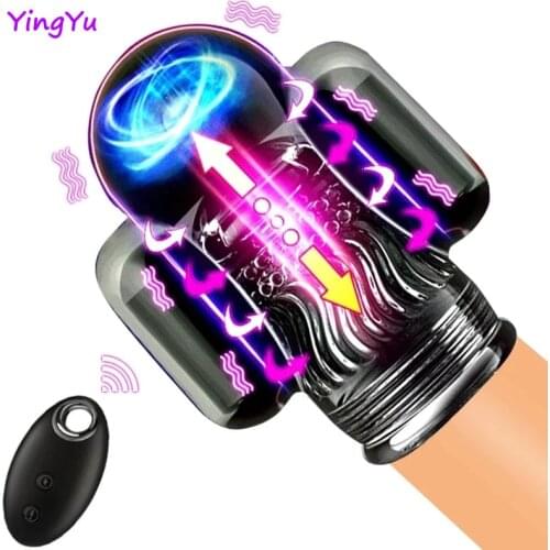 Remote Control Male Vibrators Masturbation Sex Toys For Men Adults Cock Penis Trainer Prostate Massager Erotic Intimate Goods