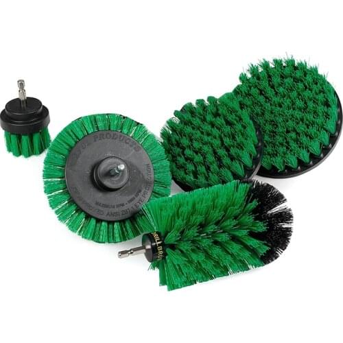 TOP Drill Brush Power Scrubber Kit Kitchen Cleaning Brush Accessories Drill Brush Attachment Countertop Cleaning Set