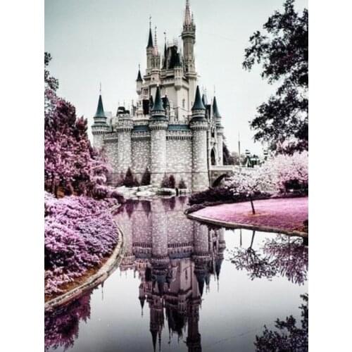 A3248 11CT/14CT/18CT/25CT/28CT oil scenery patterns Counted Cross Stitch DIY Cross Stitch Kits Embroidery Needlework Sets