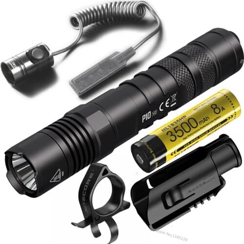 NITECORE P10 V2 Vision Powerful Upgrade Flashlight SMO XP-L2 V6 White Light max 1100 Lumen beam throw 201m Search Rescue Torch