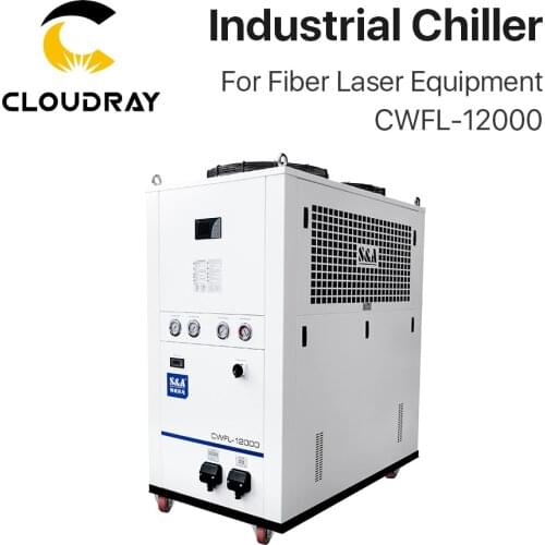 Cloudray Original S&A Industrial Chiller CWFL-12000 Water Cooling System 380V 50/60Hz for High Power Fiber Cutting Machine