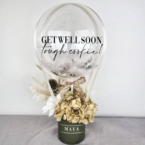 Balloon Gift Get Well Soon Flower Box Wedding Party Decoration Color Hug Bucket Arrangement Packaging Material Birthday Surprise