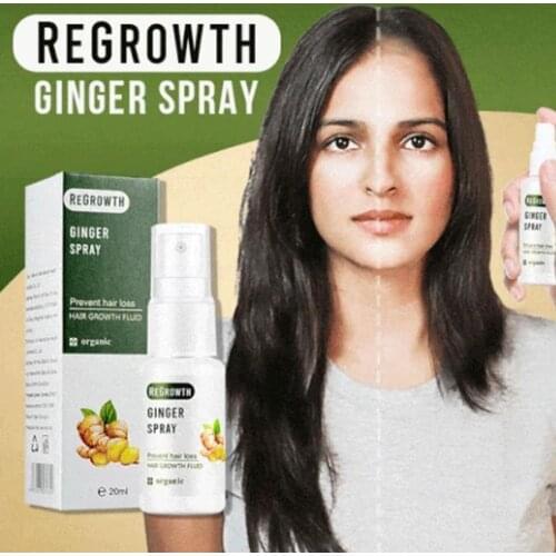 Ginger Hair Growth Solution Nourish Hair Scalp Anti-Fork Hair Growth Treatment Product