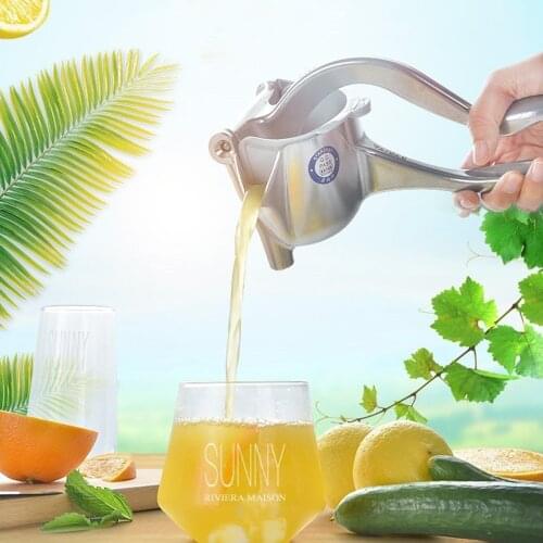 Manual Juice Squeezer Aluminum Alloy Hand Pressure Juicer Pomegranate Orange Lemon Sugar Cane Juice Kitchen Fruit Tool