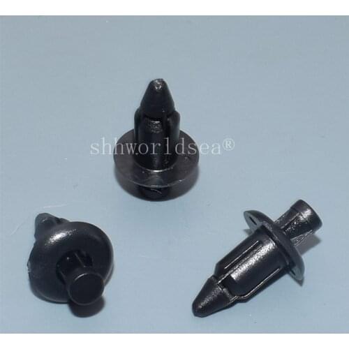 Shhworldsea 10PCS 6mm Hole Car Clips Plastic Rivets Push Type Fastener Auto Door Trim Panel Flow Tank Retainer For Nissan Suzuk