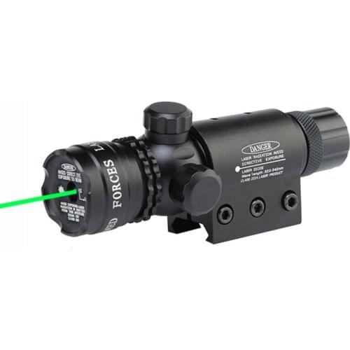 Adjustable Tactical Mira Red Green 5mw Laser Sight Scope with Point Switch for Hunting Rifle and Airsoft