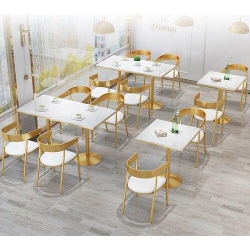 Tea shop tables and chairs simple and fresh ins iron network red cafe dessert shop western restaurant dining table and chair com