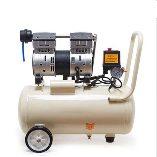 30L Air Compressor Whisper Compressor Oil Free Air Compressor Heat Dissipation Manometer Silent Air Compressor