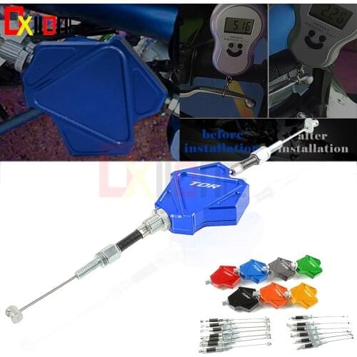 Motorcycle CNC Stunt Clutch Lever Parts Easy Pull Cable System For Yamaha TDR125 1991-2002 TDR240 1988-1990 TDR250 1988-1990