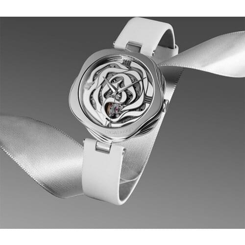 CIGA DESIGN Watches for Women Watch With Rose Necklace Ladies Watch Luxury Watches Quartz Wristwatches Mechanical Japan Movement