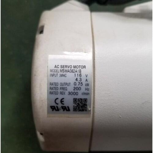 Used Tested Working MSMA082A1B AC SERVO MOTOR