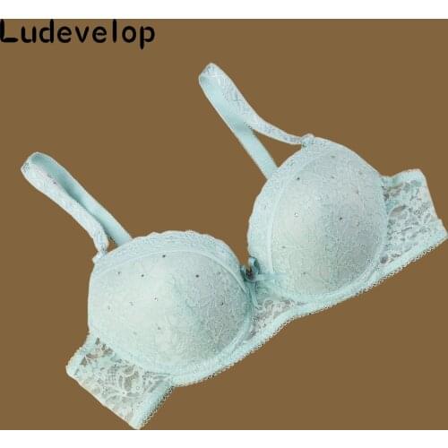 3/4 cup large size push up bra summer style lace sexy underwear for women bra cup c cup b sutian bralette lingerie