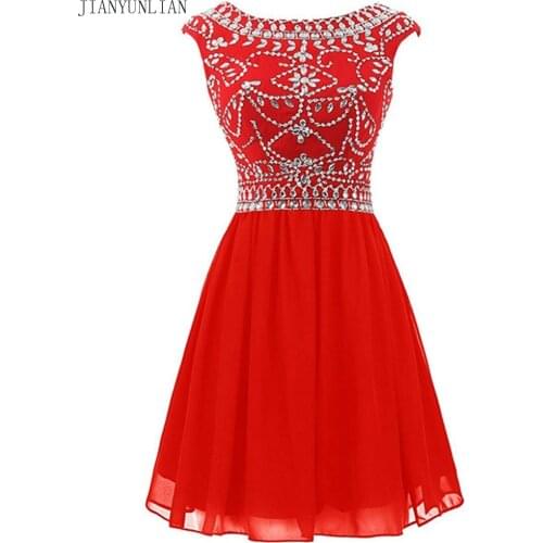 JIANYUNLIAN Womens Cocktail Chiffon Dresses