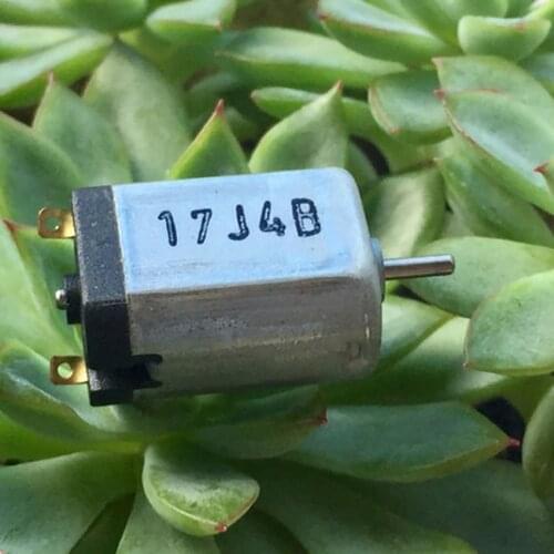 DC 1V-5V Metal Brush Micro Motor DC 3V 15500RPM Flat Motor Shaft Length 6.4mm,Shaft Dia 1.5mm Electric Machinery 19.5*14.8*11mm