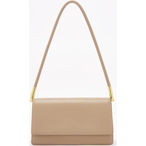 Flap Lady Mini Square Bag Elegant Shoulder Bags Cowhide Handbags Simply Accordion Design Purse Work Bags for Women Street Look