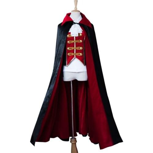 My Hero Academia Todoroki Shoto Halloween Vampire Uniform Outfit Cosplay Costume Carnival Costumes for Adults