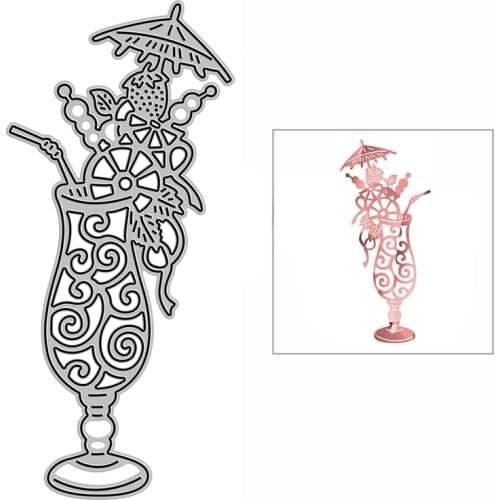 New Lacy Cup Glass Craft Embossing Mold 2021 Metal Cutting Dies for DIY Decorative Scrapbooking Album and Card Making No Stamps