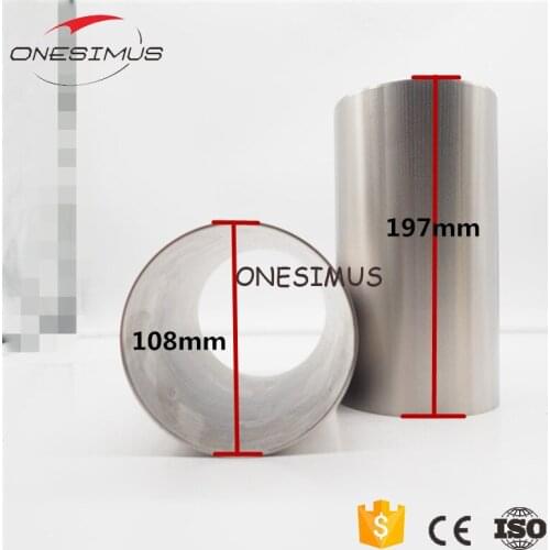 OEM ME012900 102*108*197mm 4pcs Engine Cylinder Sleeve(Crankcase) Liner for mitsubishi 4D32