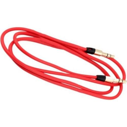 Portable 3.5mm Male to Male Stereo Audio Cable AUX Auxiliary Cord for PC MP3