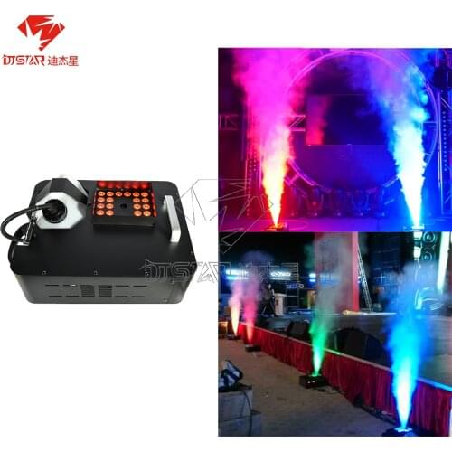 1500W DMX Fog Machine 24x9W RGB 3in1 Stage Smoke Jet Sprayer Wireless Remote Control For Wedding DJ Bar KTV Dance Floor Party