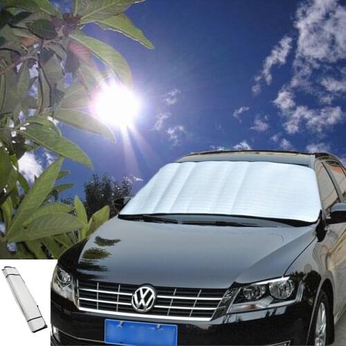 Front Windshield Sun Shade Car sunscreen Thickened Anti-Wind Rain Snow Dust Protection Window Protectors Cover Universal